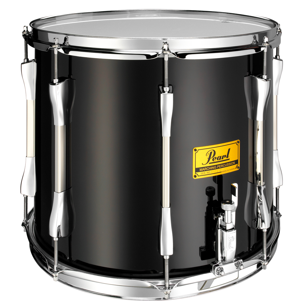Marching Snare Drum UK Pearl PRS1412SS Black Pearl Marching Drums